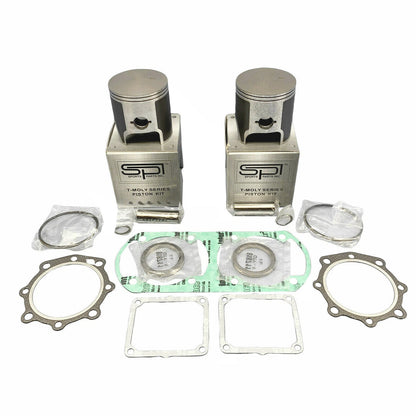 Set of 2 72mm STD SPI Pistons & Top End Gaskets for Yamaha Phazer 500 (1999–2001) 54-813PS 710239 09-813
