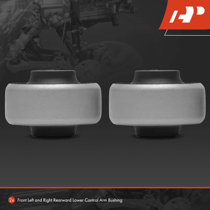 2X Front Lower Rearward Control Arm Bushing for VW Jetta (1999–2006) 1J0407181, 1J0407181A, K200093