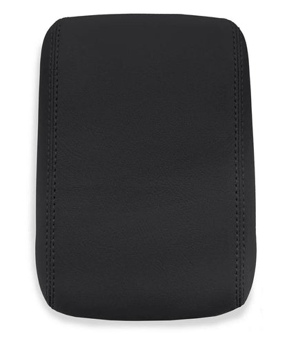 Center Console Lid Armrest Cover for Honda CR-V (2017–2021) Black PVC Leather