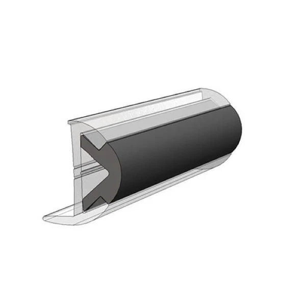 Flexible Rub Rail Insert for TACO (70 Ft, 1" x 1/2", Frosty White)