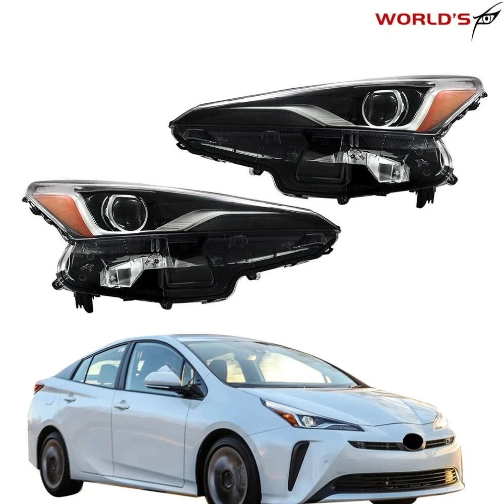 Set of 2 LED Headlamps for Toyota Prius (2019–2022)