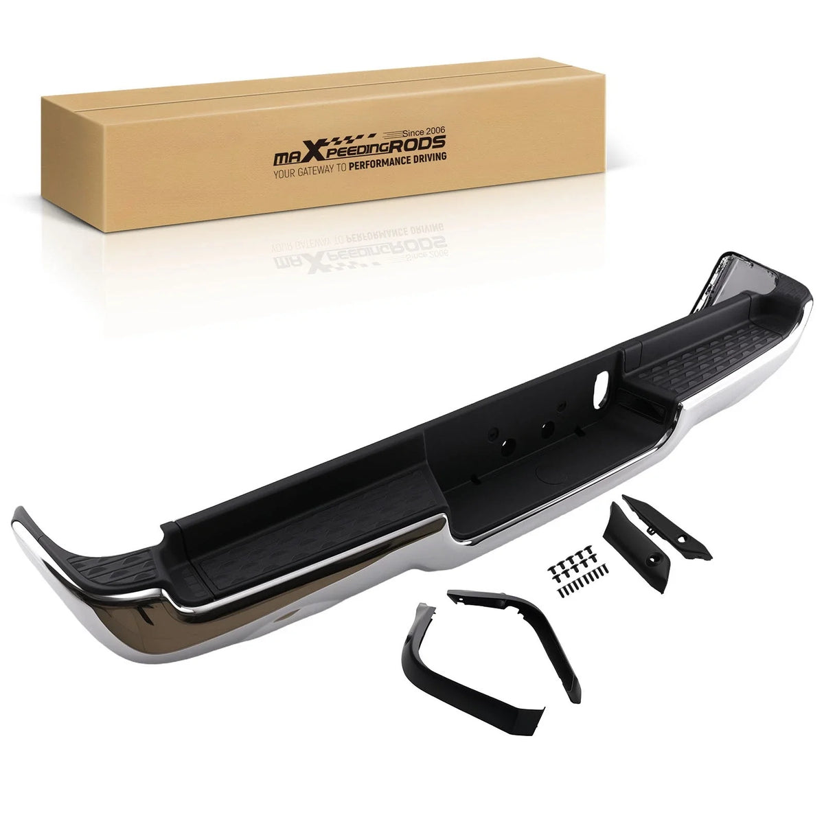 Chrome Rear Bumper for Dodge Ram 1500 (2019–2023) 68404442AA Assembly