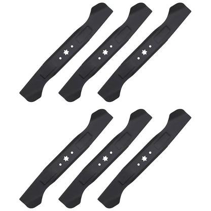 Set of 6 High Lift Mower Blades for 46" Deck