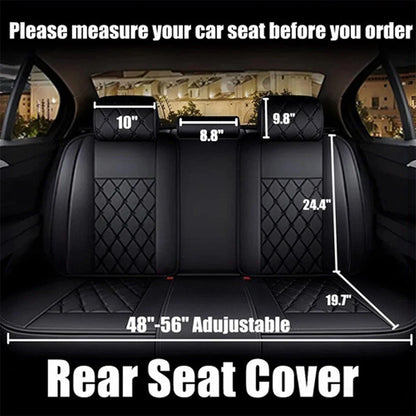 Set of 2 Front and Rear Leather Seat Covers for Toyota RAV4 (2019–2023)
