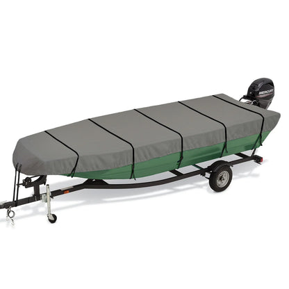 Fishing Boat Cover for Tracker Grizzly 1036 (600D, Waterproof, Trailerable)