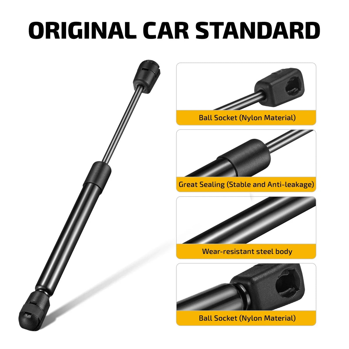 2X Lift Support Shock Struts 10 Inch 80 lb Gas for Universal Tool Box Cabinet