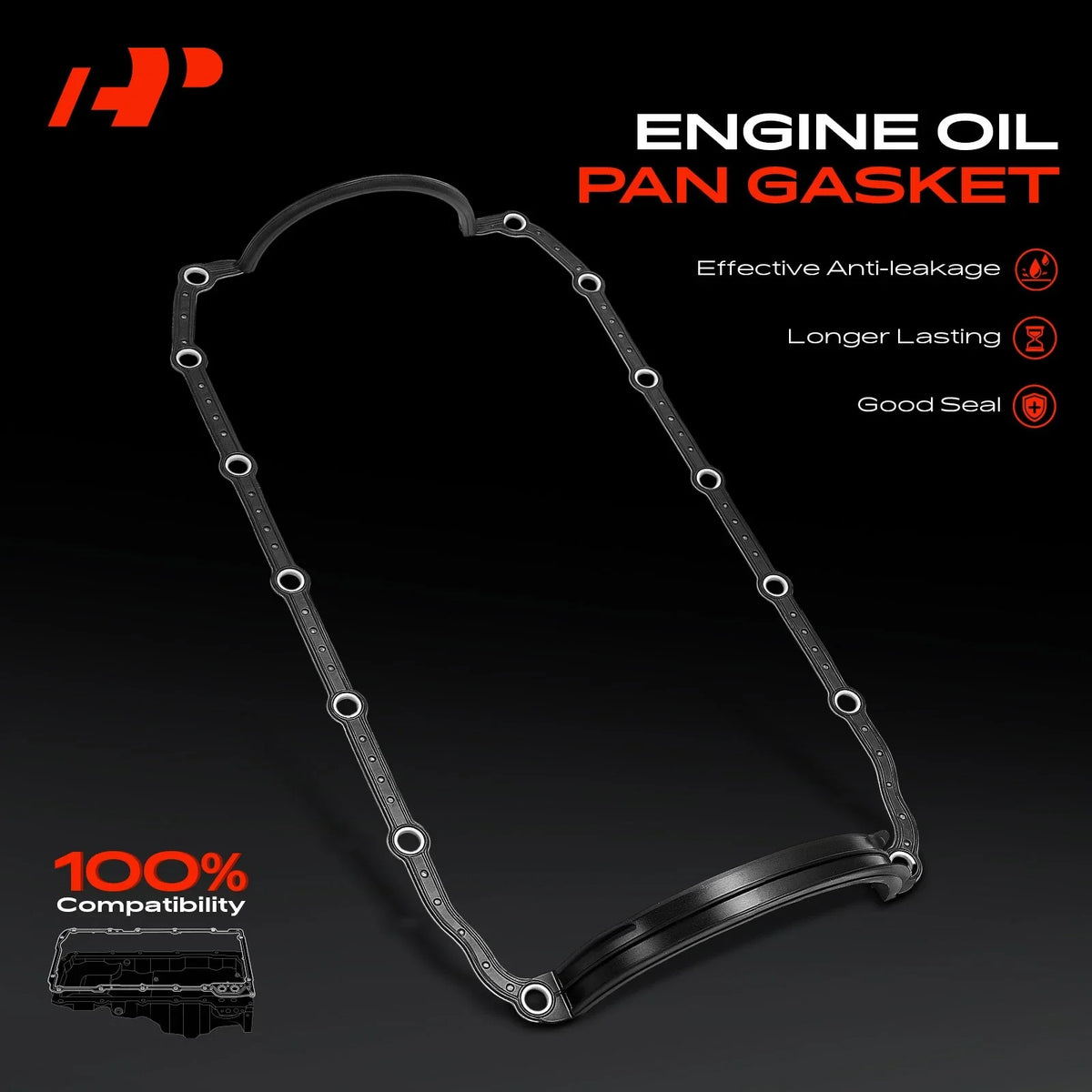 Engine Oil Pan Gasket for Dodge Ram 1500, Dakota, Durango (1994–2001)