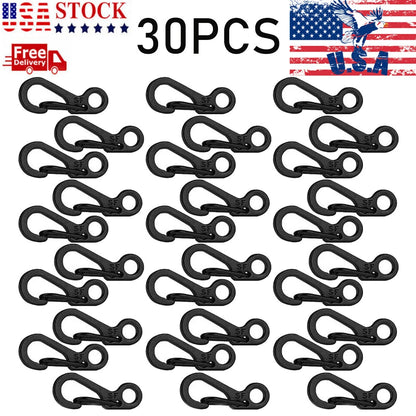 30PCS Mini Carabiner Snap Hook Clip for Outdoor Camping