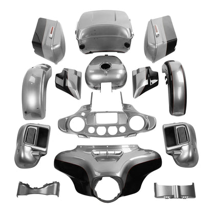 Fairings Bodywork for Harley Electra Glide (2014–2024) Billet Silver / Vivid Black