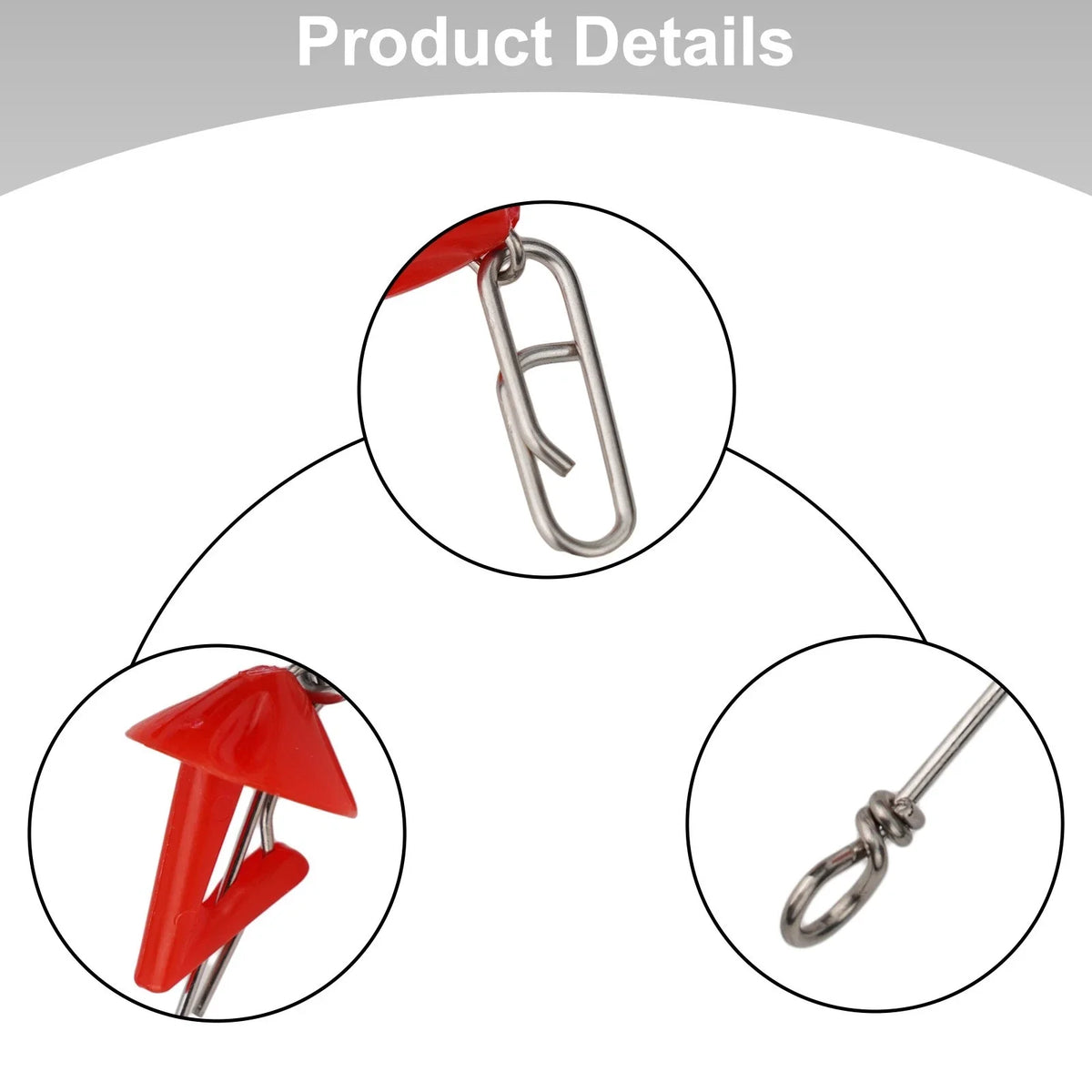 Fishing Bait Release Clips for Beach Rig (Set of 4)