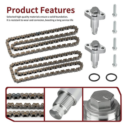 Aluminum Timing Tensioner & Cam Chain for Can-Am Outlander Max 500 800 (2007–2015)