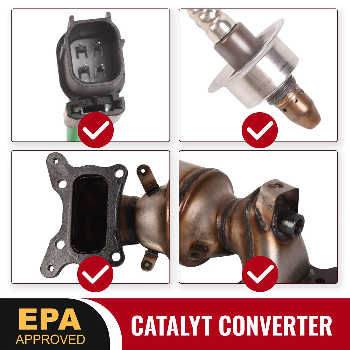 Catalytic Converter with O2 Sensor for Honda Accord (2008–2012) & Acura TSX (2009–2014)