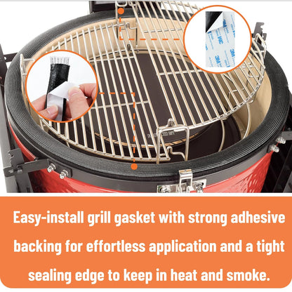 Wire Mesh Gasket for Kamado Big (180 in Long, 1-1.2 in Wide)