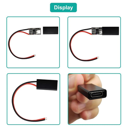 5Pcs USB-C PD QC Decoy Board Trigger Adjustable Voltage Power Module