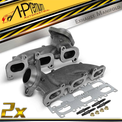 2X Exhaust Manifold with Gasket for Ford F-150 (2011–2017)