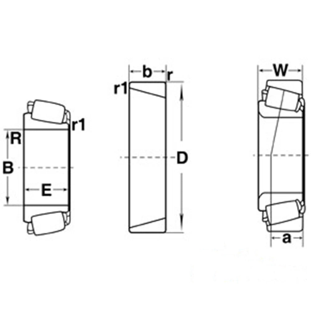 Tapered Roller Bearing Cones for Various Tractor Models (354913X1, 53176-I)