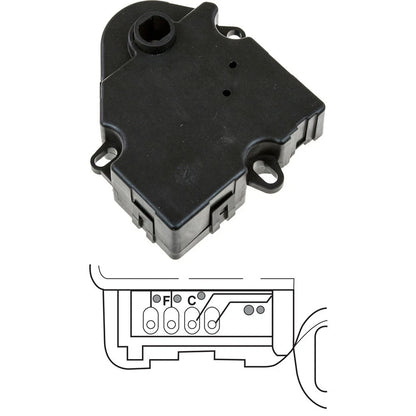 HVAC Blend Door Actuator for L3-H0738AN, 15-72646, 15-72792
