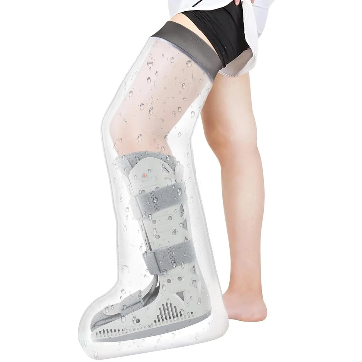 Waterproof Full Leg Cast Cover for Showering (Adult, Extra Long)