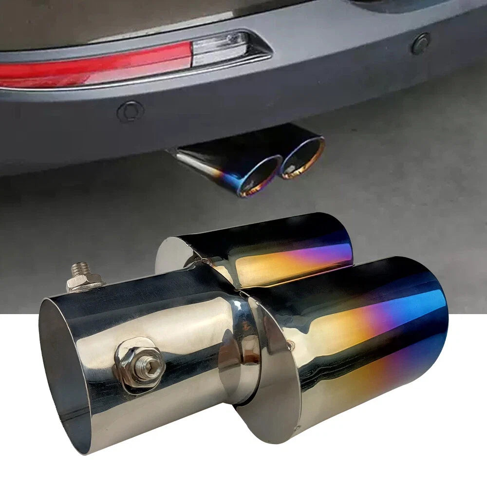 Dual Exhaust Muffler Tip for AUXITO (Universal Fit)