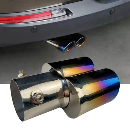 Dual Exhaust Muffler Tip for AUXITO (Universal Fit)