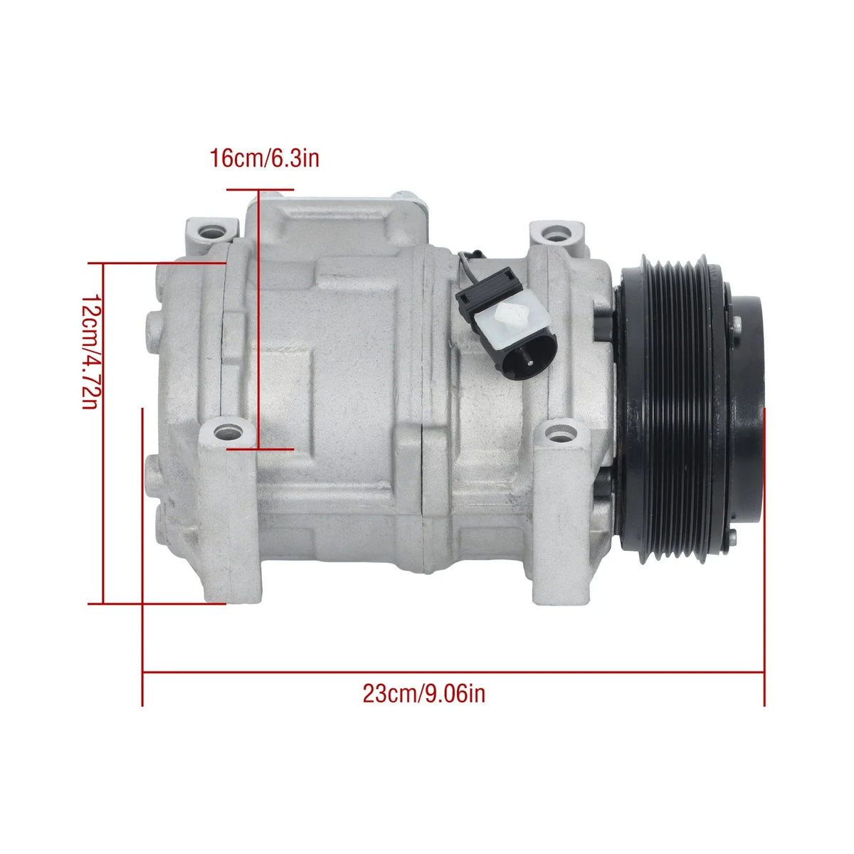 A/C Compressor with Clutch for BMW 323i 325i 328i 525i 530i 740i 750iL 840Ci 850i (1990–2005)