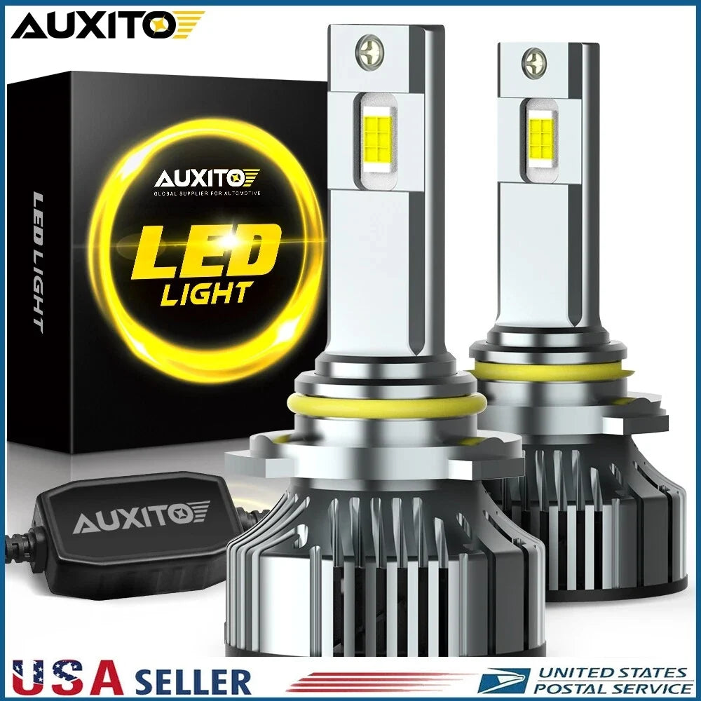 AUXITO HB3 9005 LED Headlight Bulbs Kit for High Low Beam (40000LM)