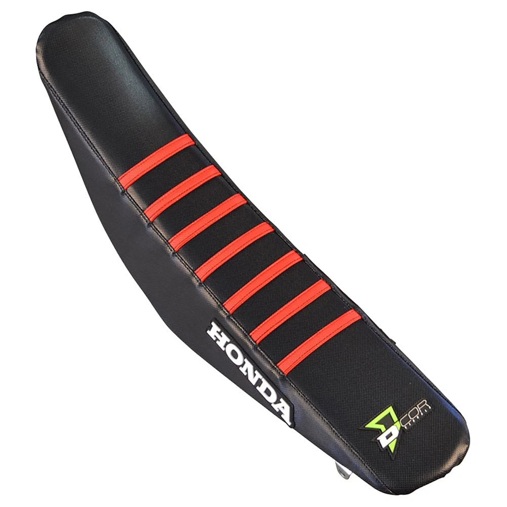 Gripper Seat Cover for D’Cor Visuals (30-10-461) - Ribbed Black/Red