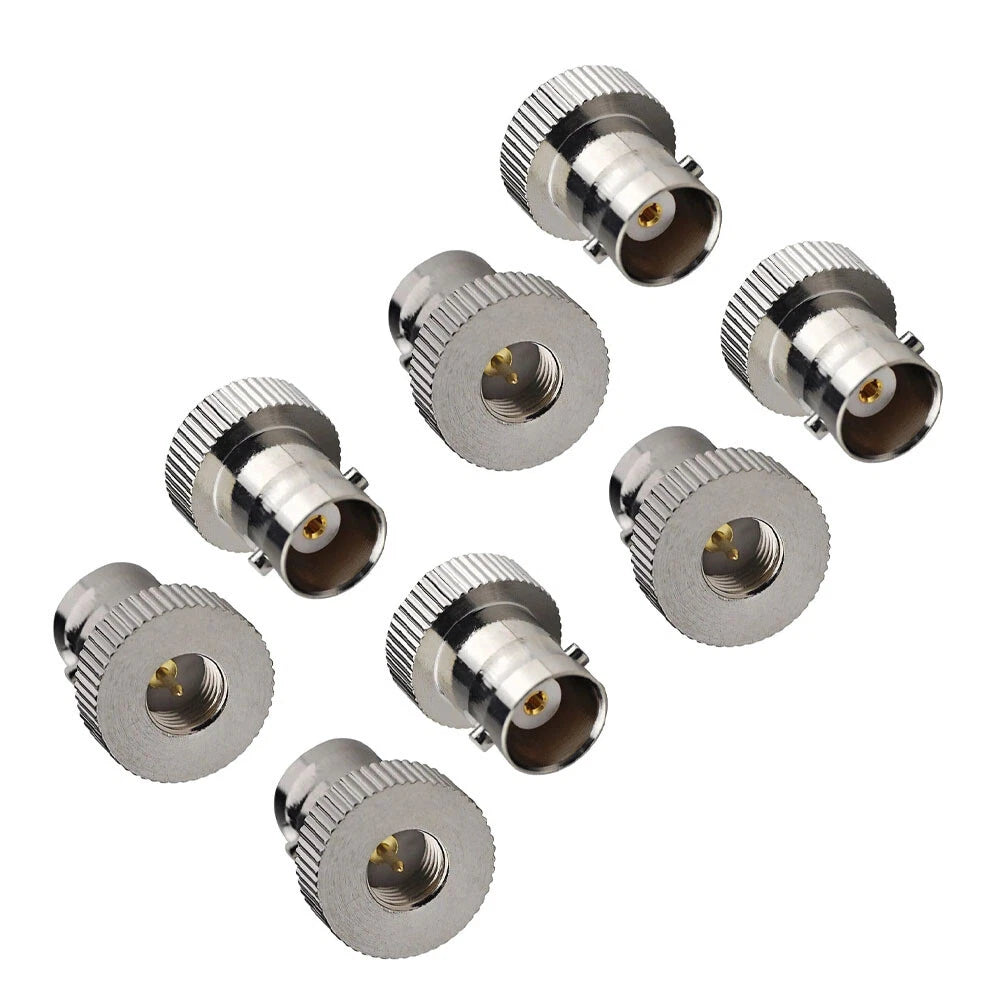 Set of 4 SMA Male to BNC Female RF Coaxial Adapter Connectors