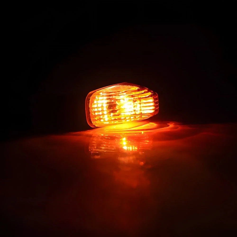 2X Turn Signal Lights for Kawasaki Ninja 650R (2006–2008) Clear Lens