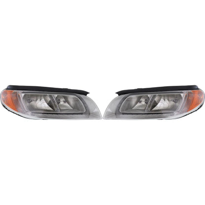 Headlight Pair for Volvo S80 (2008–2012) PLX-M1-372-1116L-AS1, VO2502123, VO2503123