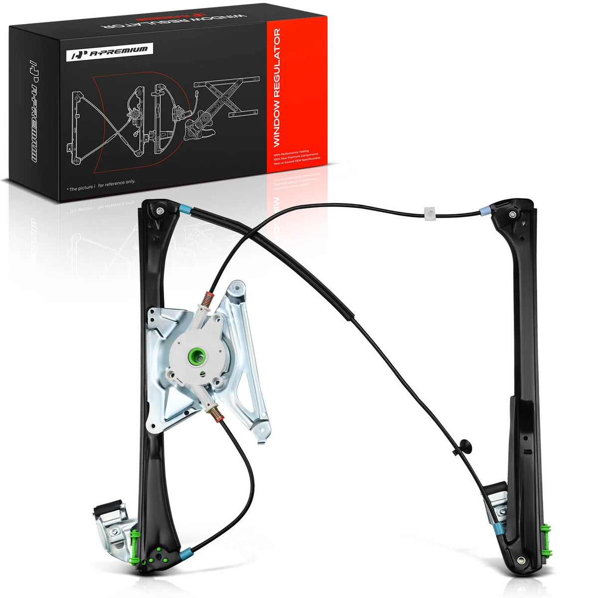 Front Passenger Side Power Window Regulator for Audi A4 (1996–2002) 8D0837462, 740-497