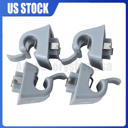 Set of 4 Sun Visor Shade Holder Clips for Mercedes E Class (W201 W123 W124) 12681000127101