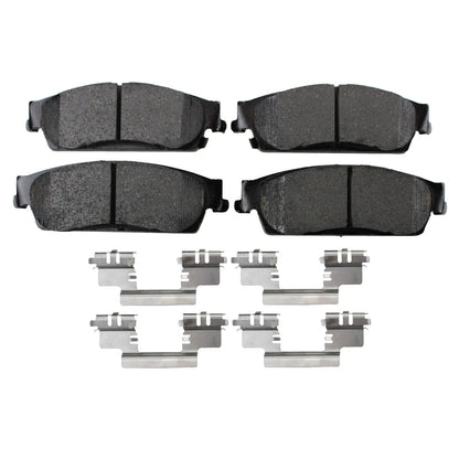 Set of 4 Akebono ProACT Rear Ceramic Brake Pads for Cadillac Chevrolet GMC (ACT1194A)