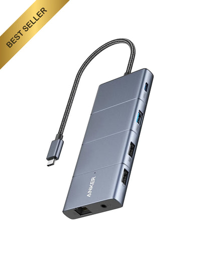 11-in-1 USB C Hub Docking Station for Dual Monitor Setup