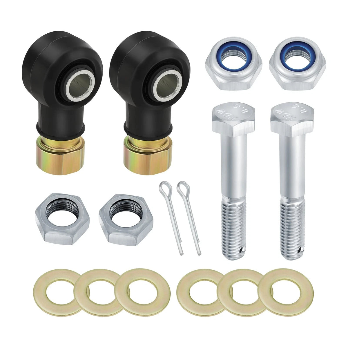 Set of 2 Outer Tie Rod Ends for Polaris RZR 570 800 900 Ranger 400 425 500