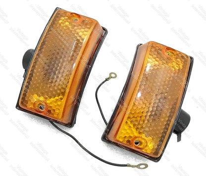 Set of 4 Front & Rear Indicators for Vespa PX LML Star Stella (–) Yellow Lens