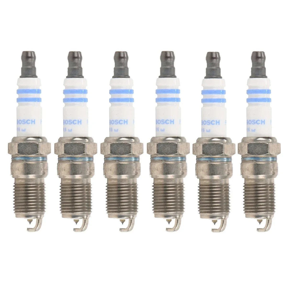 Set of 6 Bosch Platinum Pregapped Spark Plugs for Buick Chevy GMC Oldsmobile (V6)