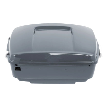 Trunk Backrest Mount Rack for Harley Street Glide (2014–2023) Gunship Gray