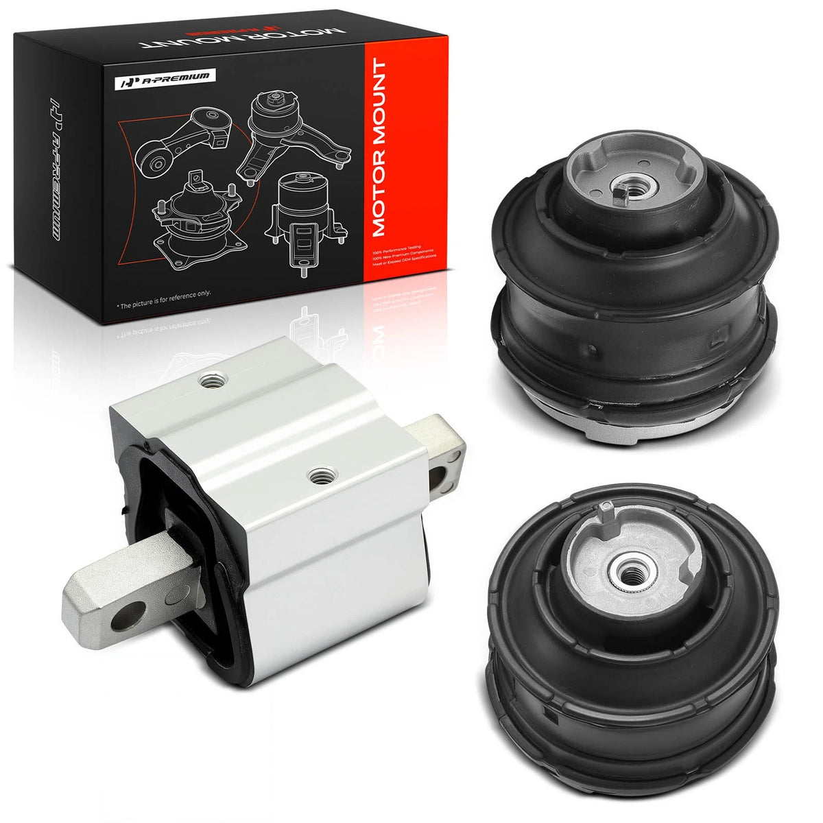 3X Engine Motor & Trans Mount for Mercedes-Benz C280 (1998–2000) 2022400117, A7060, A7098