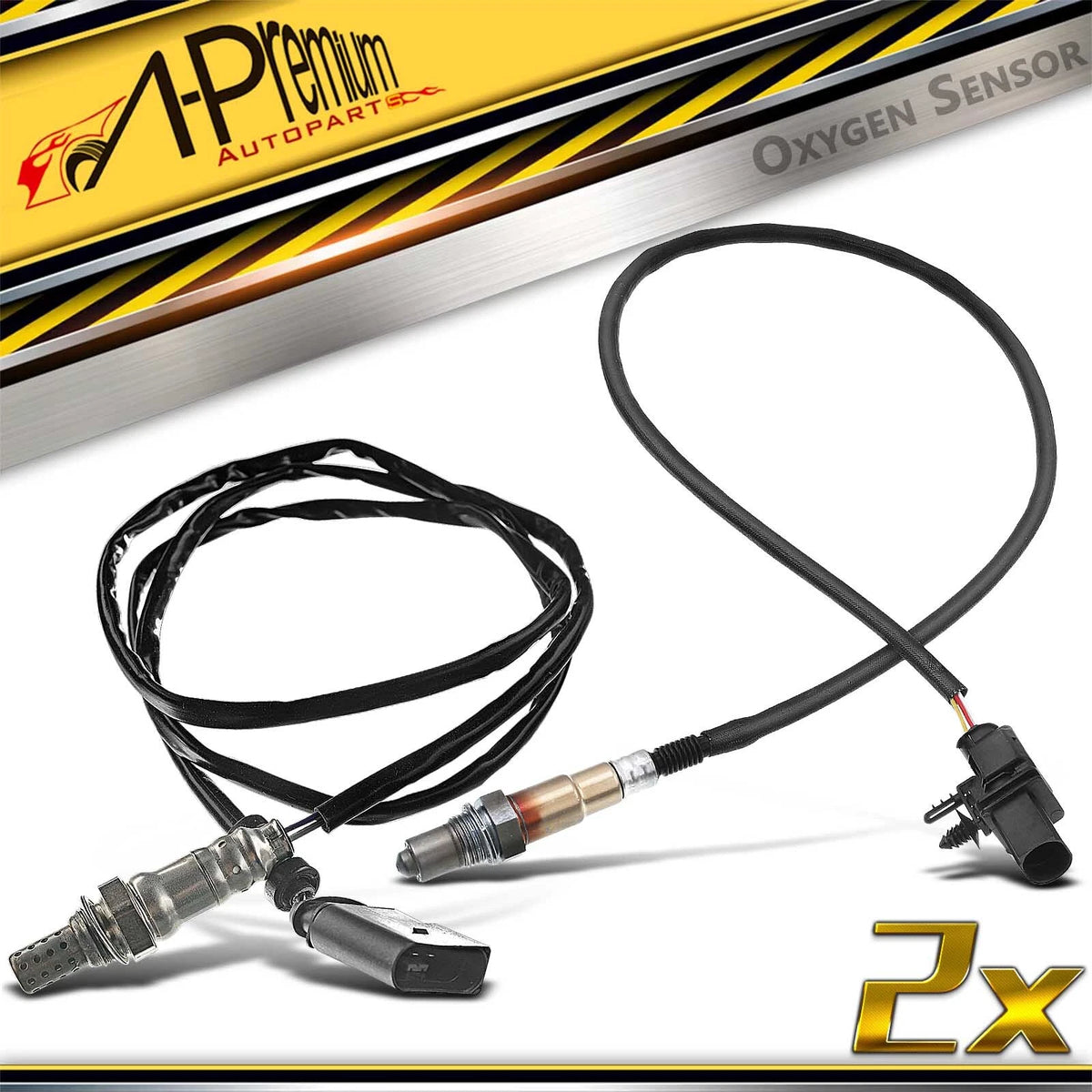 2X Upstream & Downstream O2 Oxygen Sensor for Audi A8 Quattro (2008–2009) 35034194, 250-24697, 250-25050