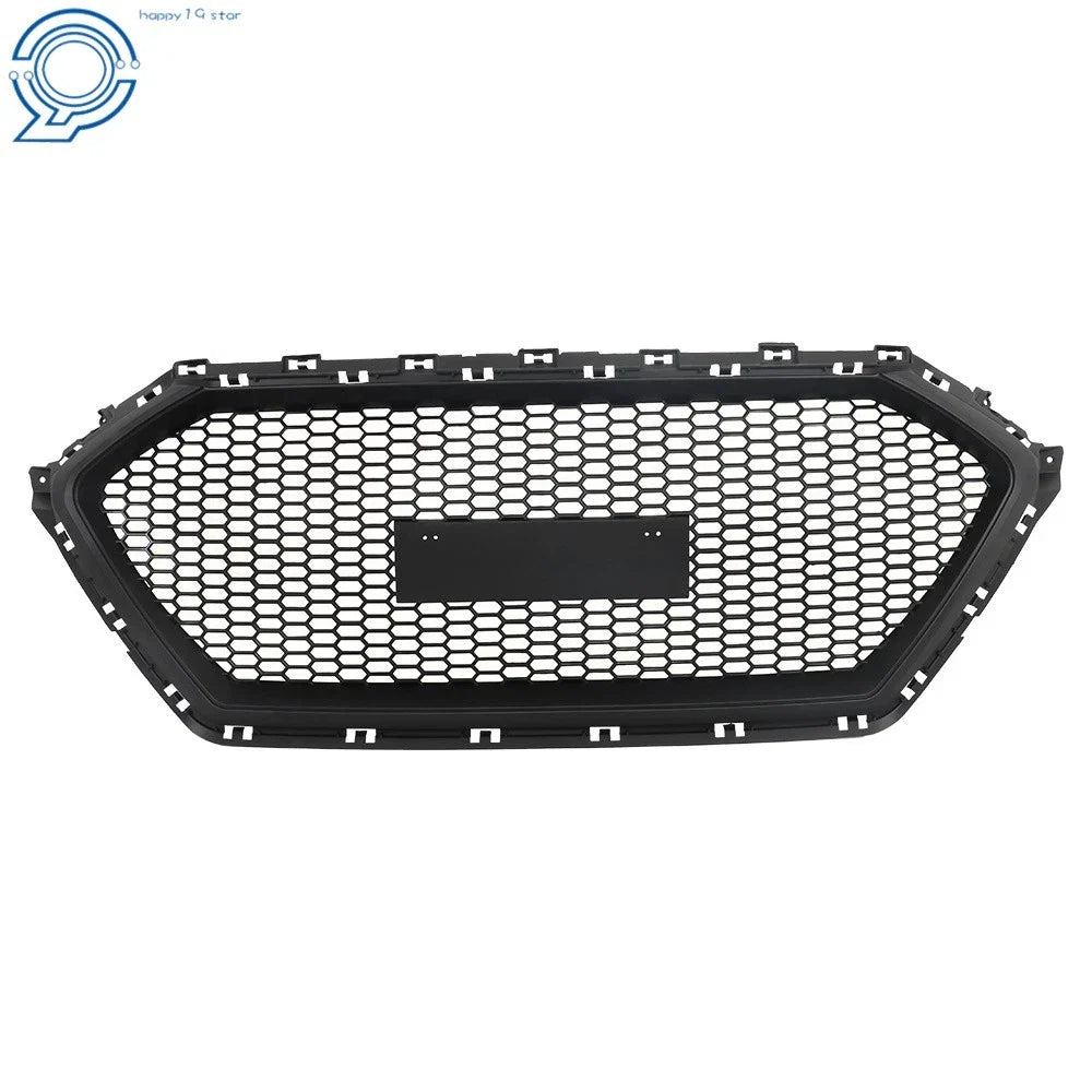 Honeycomb Bumper Grill for Hyundai Elantra Sedan (2017–2018) Matte Black