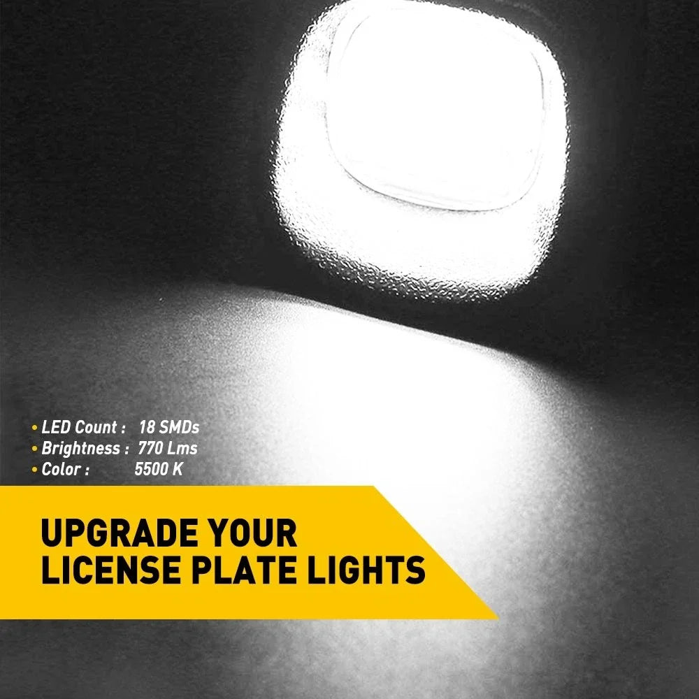 LED License Plate Tag Light Lamp for Chevy S10, Blazer, GMC Jimmy (1998–2005)