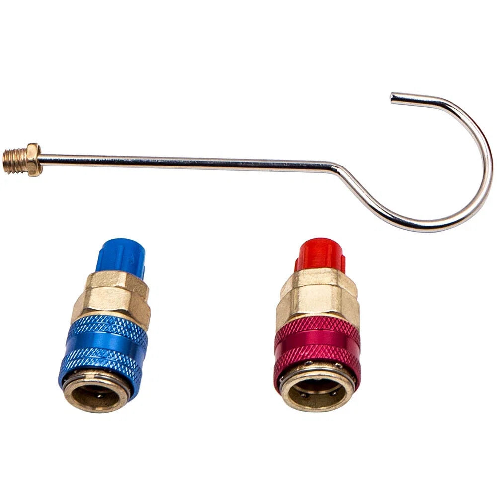 A/C Diagnostic Manifold Gauge Kit for HVAC R134A (5FT Hoses)