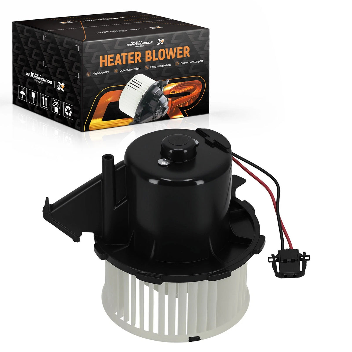 HVAC Heater Blower Motor with Wheel for Audi A4 S4 Q5 (2009–2012) 9UPOR3 8K1820021A 8K1820021B