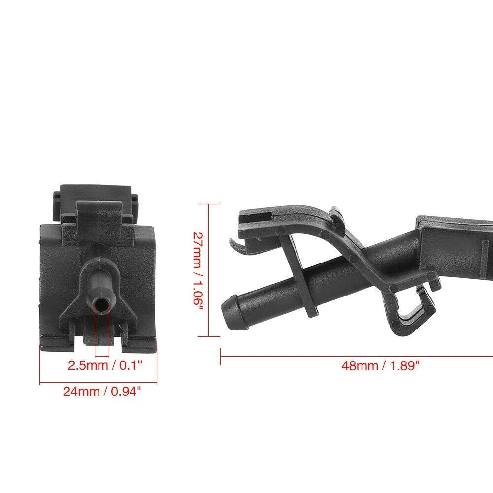 2X Windshield Washer Nozzle Jet Spray for Toyota Corolla, Camry