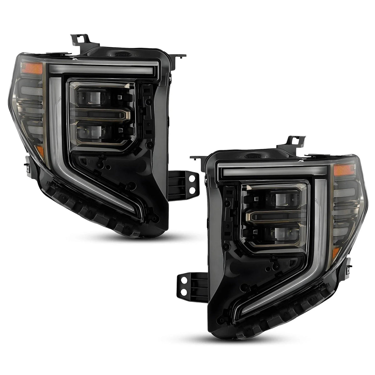 Full LED Headlights Left & Right Pair for GMC Sierra 1500 AT4 AT4X (2022–2026)