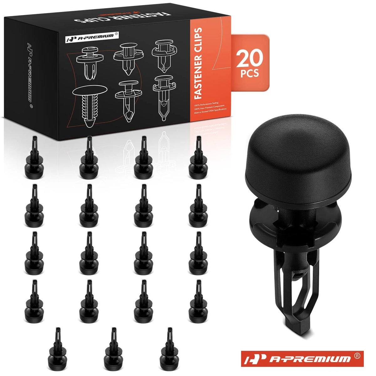 20Pcs Front Grille Hood Clip Push-Type Retainer for Toyota Lexus (5338468010, 22126)