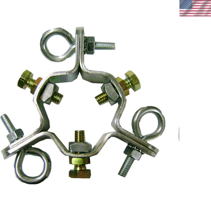 Guy Wire Clamp for Masts Up to 1-1/2 Inches