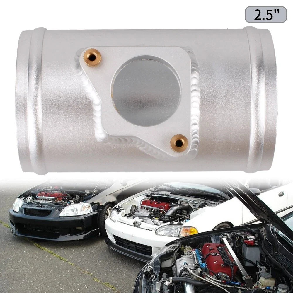 2.5" MAF Mass Air Flow Sensor Mount Adapter Tube for Subaru Suzuki