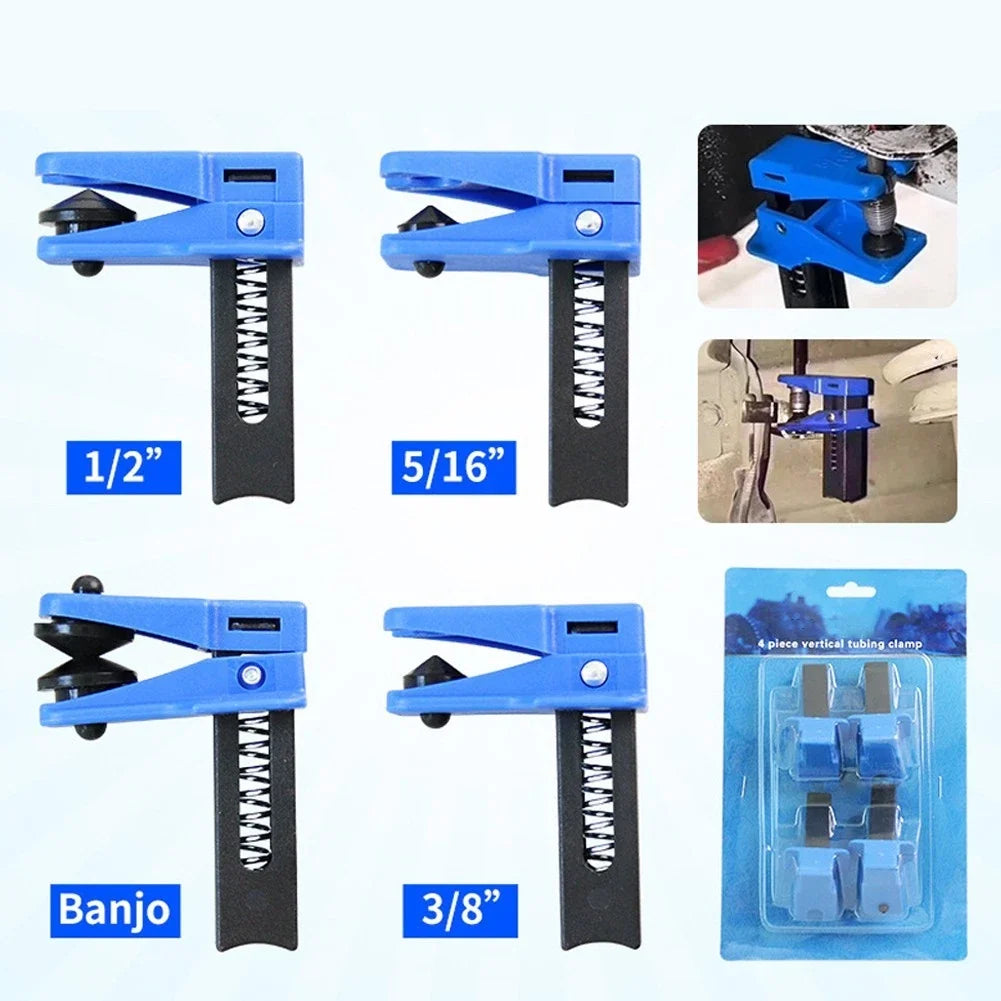 4 Piece Clamp Set for Vehicle Repair (Brake Line Cover Sealer)